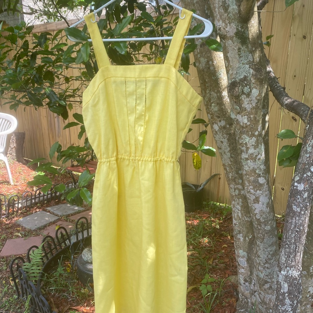 ❗️Vintage❗️60s Yellow Sundress - Picture 2 of 6